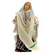 Woman holding sheets for Neapolitan Nativity Scene of 6 cm s1