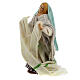 Woman holding sheets for Neapolitan Nativity Scene of 6 cm s2