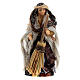 Donna araba con scopa per presepi 6 cm s1