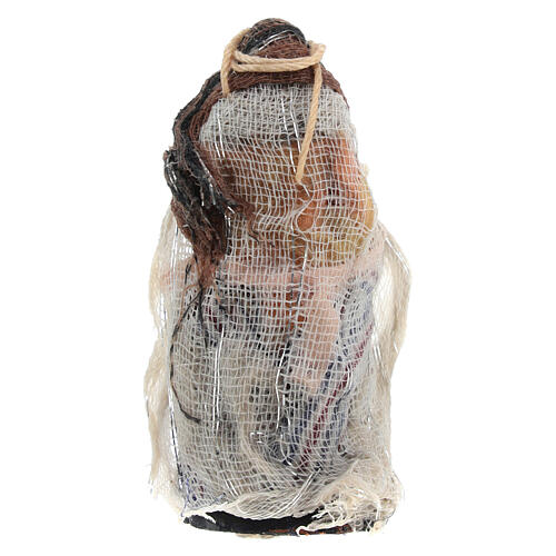 Mulher árabe com vassoura presépio napolitano de 6 cm 4