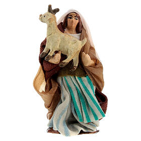 Young woman with kid for 6 cm nativity scene