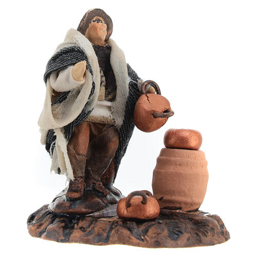 Man selling pots, Neapolitan Nativity Scene, 6 cm 3