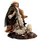 Arab shepherd with lambs and staff for nativity scenes 6 cm s3