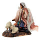 Shepherdess with lambs, Neapolitan nativity 6 cm s2