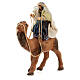 Jeune femme arabe sur chameau crèche napolitaine 6 cm s2