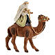 Jeune femme arabe sur chameau crèche napolitaine 6 cm s4