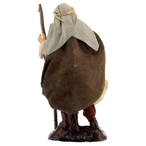 Arab man with caciocavallo Neapolitan nativity scene 12 cm 4