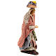 Mulher com cesto na cabeça para presépio napolitano com figuras de altura média 12 cm s3
