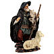 Old man kneeling staff sheep Neapolitan nativity scene 12 cm s3