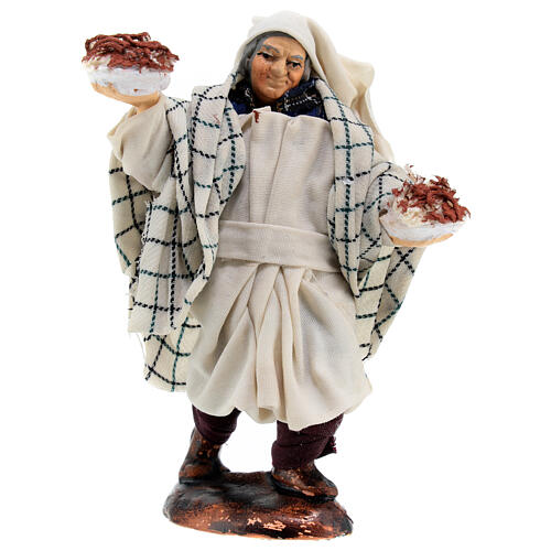 Alter neapolitanischer Kellner für Weihnachtskrippe, 12 cm 1