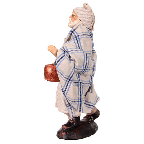 Old chef Neapolitan nativity scene 12 cm 3