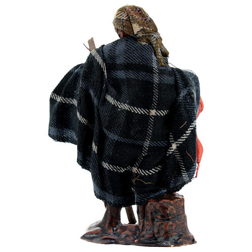Giovane salumiere presepe napoletano 12 cm 4