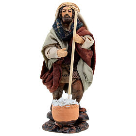 Arabic cottage cheese maker for Neapolitan Nativity Scene of 12 cm