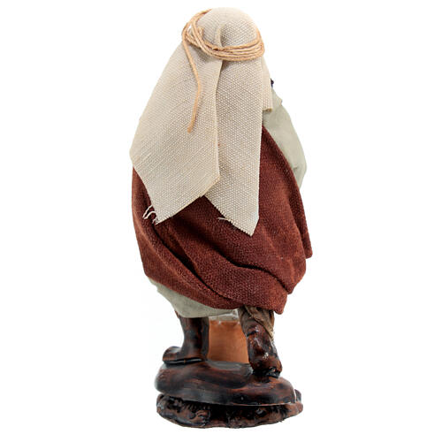 Estatua vendedor de requesón árabe para belenes 12 cm 4