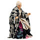 Mulher idosa sentada para presépio napolitano com figuras de altura média 12 cm s3