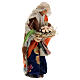 Vieille dame arabe avec oeufs et paille pour crèche napolitaine de 12 cm s3