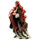 Standing woman with hen in her arms for 12 cm nativity scene s2