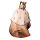 Kneeling Wise Man Original Pastore Nativity Scene in painted wood from Val Gardena 10 cm s4