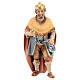 Re magio bianco presepe Original Pastore legno dipinto in Val Gardena 12 cm s1
