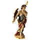 Announcing Angel Statue, 12 cm nativity Original Shepherd model, in painted Valgardena wood s3