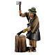 Woodcutter with log Original Pastore Nativity Scene in painted wood from Valgardena 10 cm s2