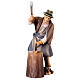 Woodcutter with log Original Pastore Nativity Scene in painted wood from Valgardena 12 cm s1