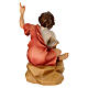 Child sitting at the bonfire Original Pastore Nativity Scene in painted wood from Valgardena 12 cm s4