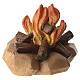Bonfire Original Pastore Nativity Scene in painted wood from Valgardena 10 cm s3