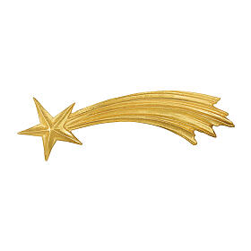 Comète pour crèche Original Berger Val Gardena bois peint de 12 cm