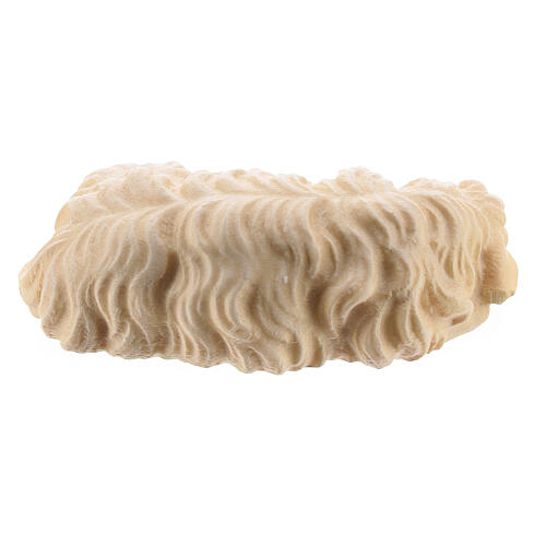 Pecora che dorme per presepe Original Pastore legno dipinto in Valgardena 12 cm 2