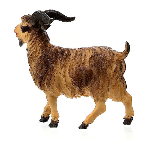 Billy Goat, 10 cm nativity Original Shepherd model, in painted Val Gardena wood 4