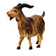 Billy Goat, 10 cm nativity Original Shepherd model, in painted Val Gardena wood s3