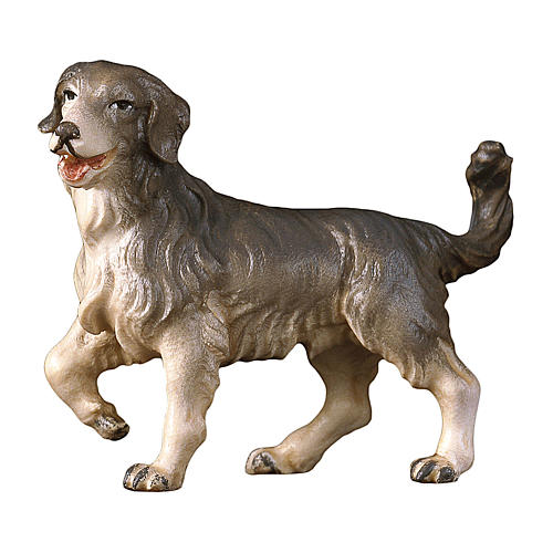Pies pasterski szopka Original Pastore drewno malowane Val Gardena 10 cm 1