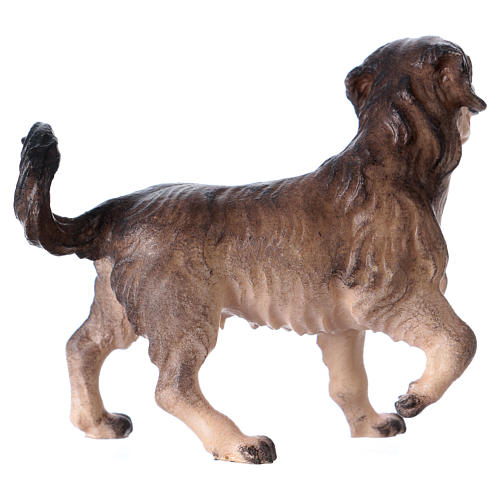 Pies pasterski do szopki Original Pastore drewno malowane Val Gardena 12 cm 2