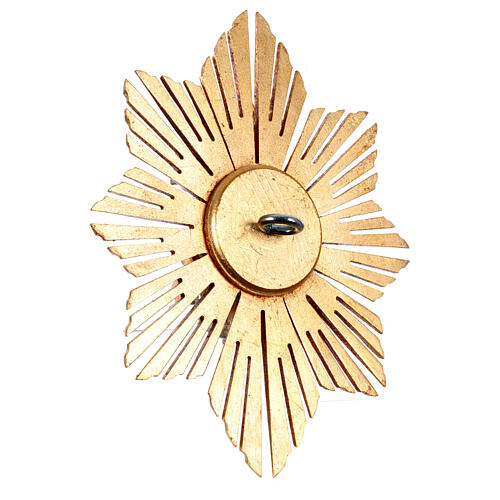 Image de Dieu avec St Esprit et rayons dorés crèche Original Berger bois peint Val Gardena 10 cm 5
