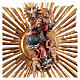 Image de Dieu avec St Esprit et rayons dorés crèche Original Berger bois peint Val Gardena 10 cm s2
