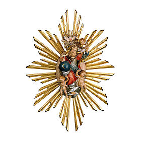 Glorioso Heiligenschein aus Ahornholz aus dem Grödnertal, 12 cm
