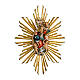 Glorioso Heiligenschein aus Ahornholz aus dem Grödnertal, 12 cm s1