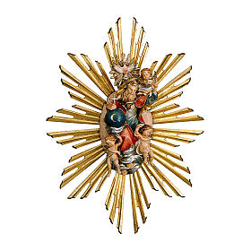 Gloriosa con Raggiera per presepe Original Pastore legno dipinto in Valgardena 12 cm