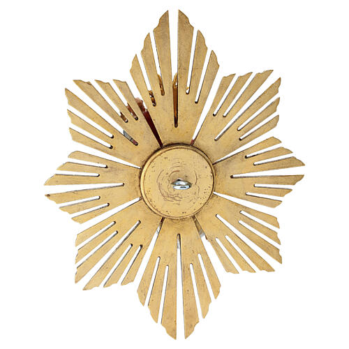 Gloriosa con Raggiera per presepe Original Pastore legno dipinto in Valgardena 12 cm 6