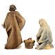 Holy Family Original Redentore Nativity Scene in painted wood from Valgardena 10 cm 4 pieces s8