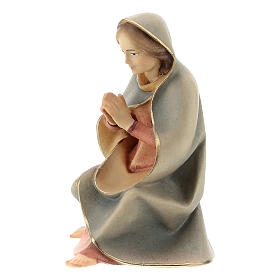Virgin Mary Original Redentore Nativity Scene in painted wood from Valgardena 10 cm