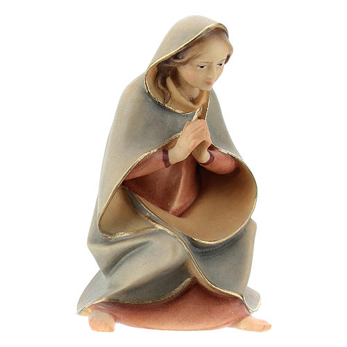 Virgem Maria presépio Original Redentor do Val Gardena madeira pintada 10 cm 3