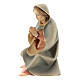 St Mary, 10 cm nativity Original Redeemer model in painted Val Gardena wood s2
