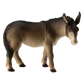 Burro presépio Original Redentor do Val Gardena madeira pintada 10 cm