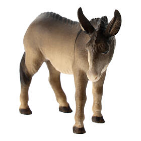 Burro presépio Original Redentor do Val Gardena madeira pintada 10 cm
