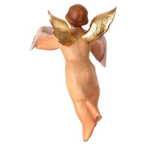 Glory Angel, 10 cm nativity Original Redeemer model, in painted Valgardena wood 3
