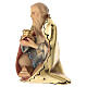 Roi Mage agenouillé crèche Original Rédempteur bois peint du Val Gardena 10 cm s2