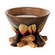 Pot on the fire for Original Redentore Nativity Scene of 10 cm, Val Gardena painted wood s2