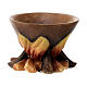 Pot on the fire for Original Redentore Nativity Scene of 10 cm, Val Gardena painted wood s4